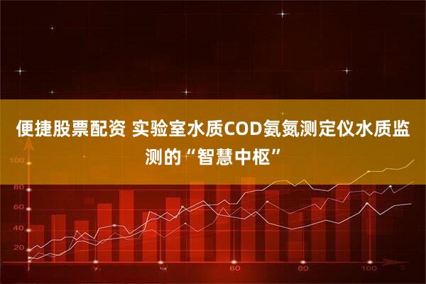 便捷股票配资 实验室水质COD氨氮测定仪水质监测的“智慧中枢”